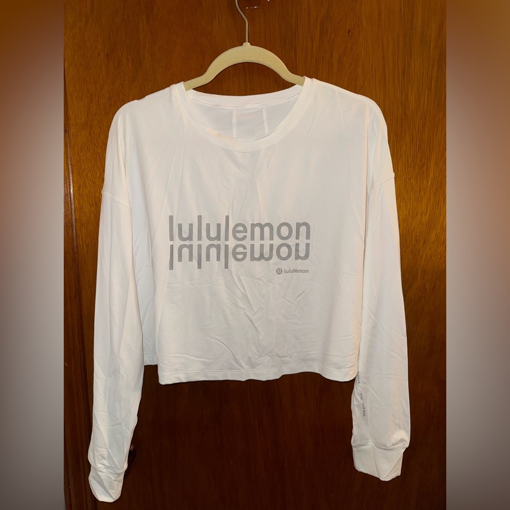 Lululemon Muscle Love Long Sleeve Shirt white